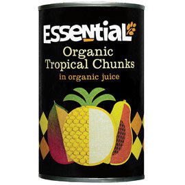 Essential Organic Tropical Chunks in orange juice